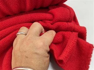 Fleece - almindelig kvalitet og rød